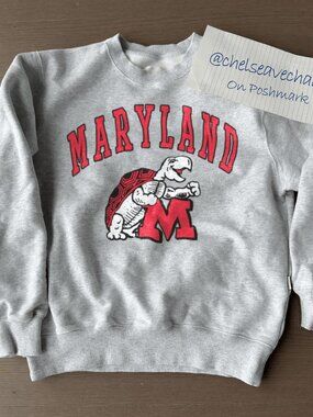 Vintage Maryland Terrapins Sweatshirt, Retro University of Maryland Unisex Shirt